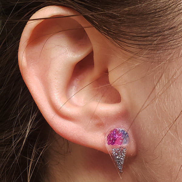 PURPLE SNOW CONE EAR CANDY