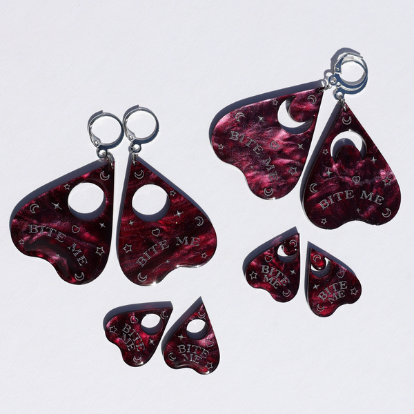 BITE ME PLANCHETTE EARRINGS