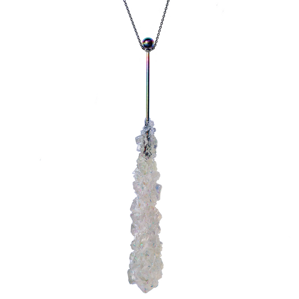 FUNFETTI ROCK CANDY SWIZZLE STICK NECKLACE