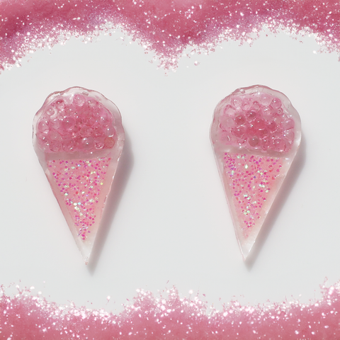 LIGHT PINK SNOW CONE EAR CANDY