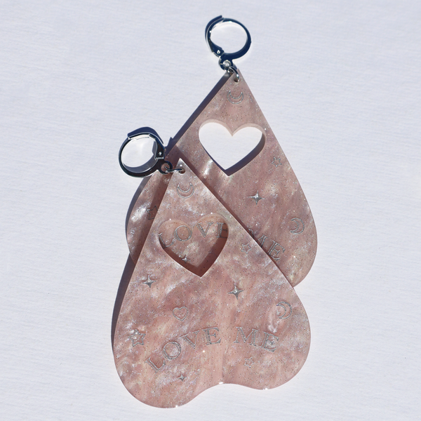 LOVE ME PLANCHETTE EARRINGS