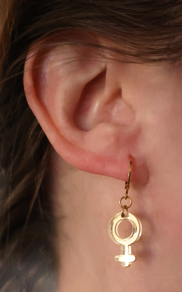 GOLD ASTROLOGY EARRINGS