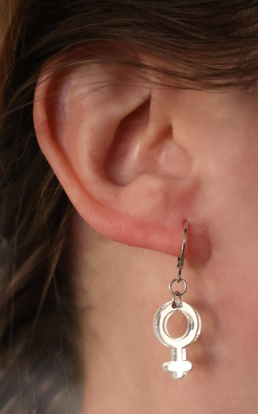 SILVER ASTROLOGY EARRINGS