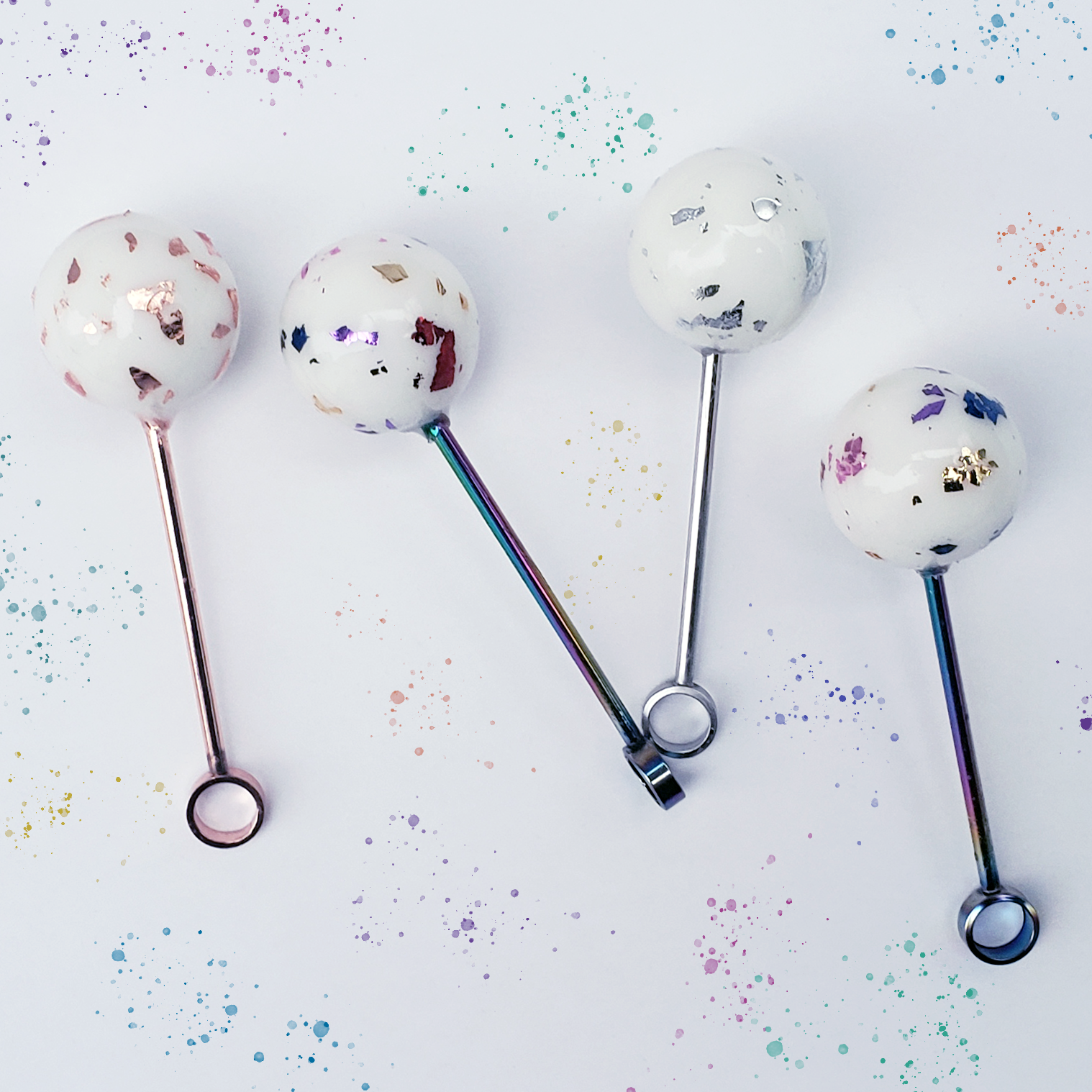 METALLIC JAWBREAKER LOLLIPOP