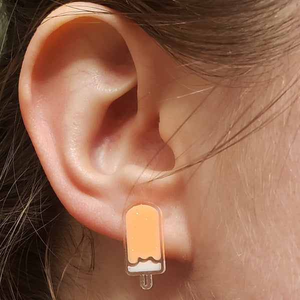 Creamsicle Earrings