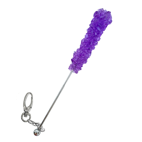 AMETHYST ROCK CANDY SWIZZLE STICK ACCESSORY