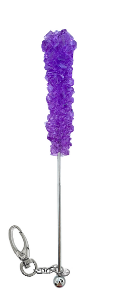 AMETHYST ROCK CANDY SWIZZLE STICK ACCESSORY