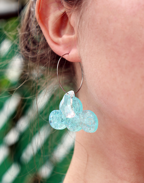 TURQUOISE COSMIC CLOUD EARRINGS