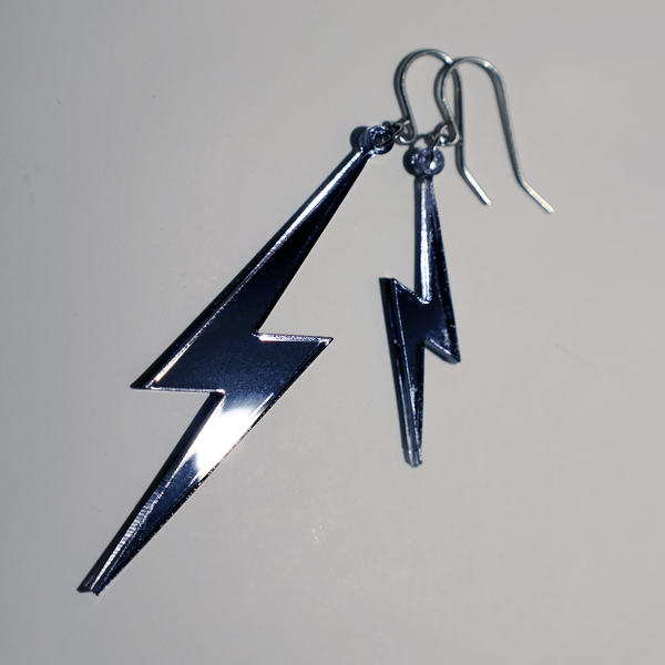 LUCKY STRIKE POINTED BOLT EARRINGS