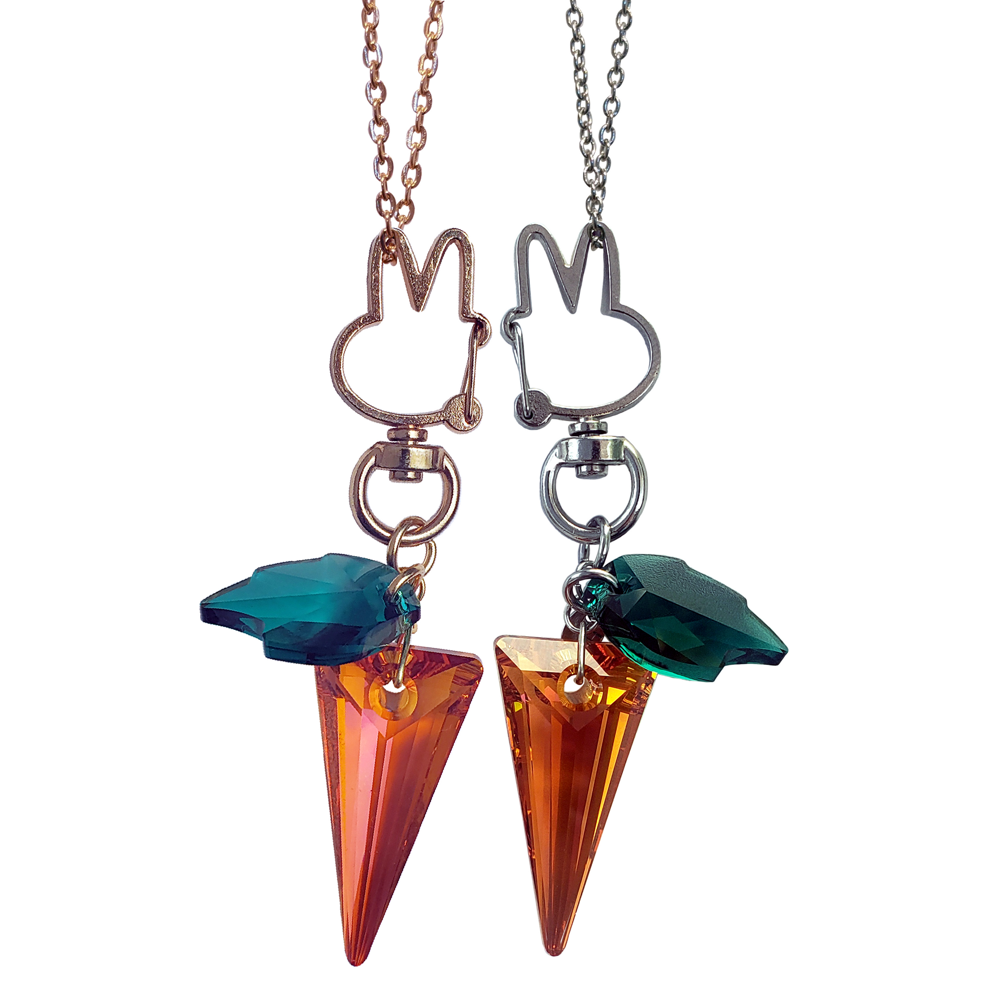 BUGS & LOLA CRYSTAL CARROT NECKLACE | ACCESSORY SET