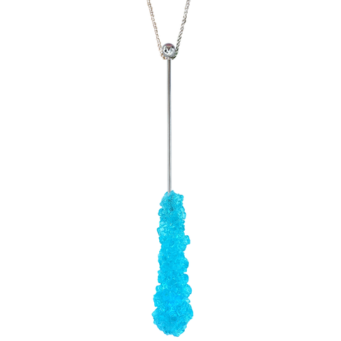 CARIBBEAN SEA ROCK CANDY SWIZZLE STICK NECKLACE