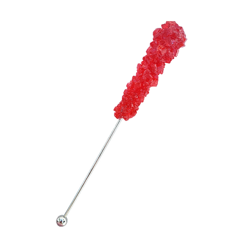 CHERRY ROCK CANDY SWIZZLE STICK