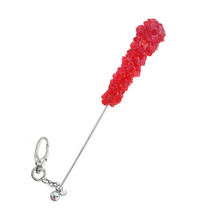 CHERRY ROCK CANDY SWIZZLE STICK ACCESSORY