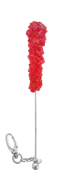 CHERRY ROCK CANDY SWIZZLE STICK ACCESSORY