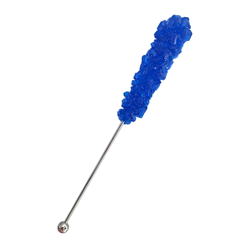 COBALT ROCK CANDY SWIZZLE STICK