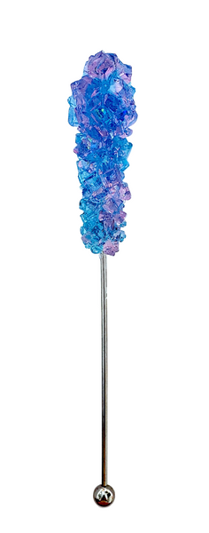 COTTON CANDY ROCK CANDY SWIZZLE STICK NECKLACE