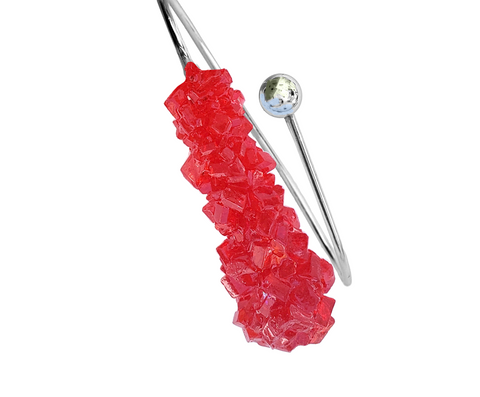 CHERRY ROCK CANDY PALM CUFF