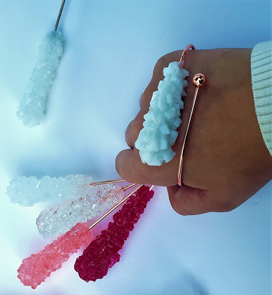 AMETHYST ROCK CANDY PALM CUFF