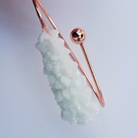 LILAC ROCK CANDY PALM CUFF