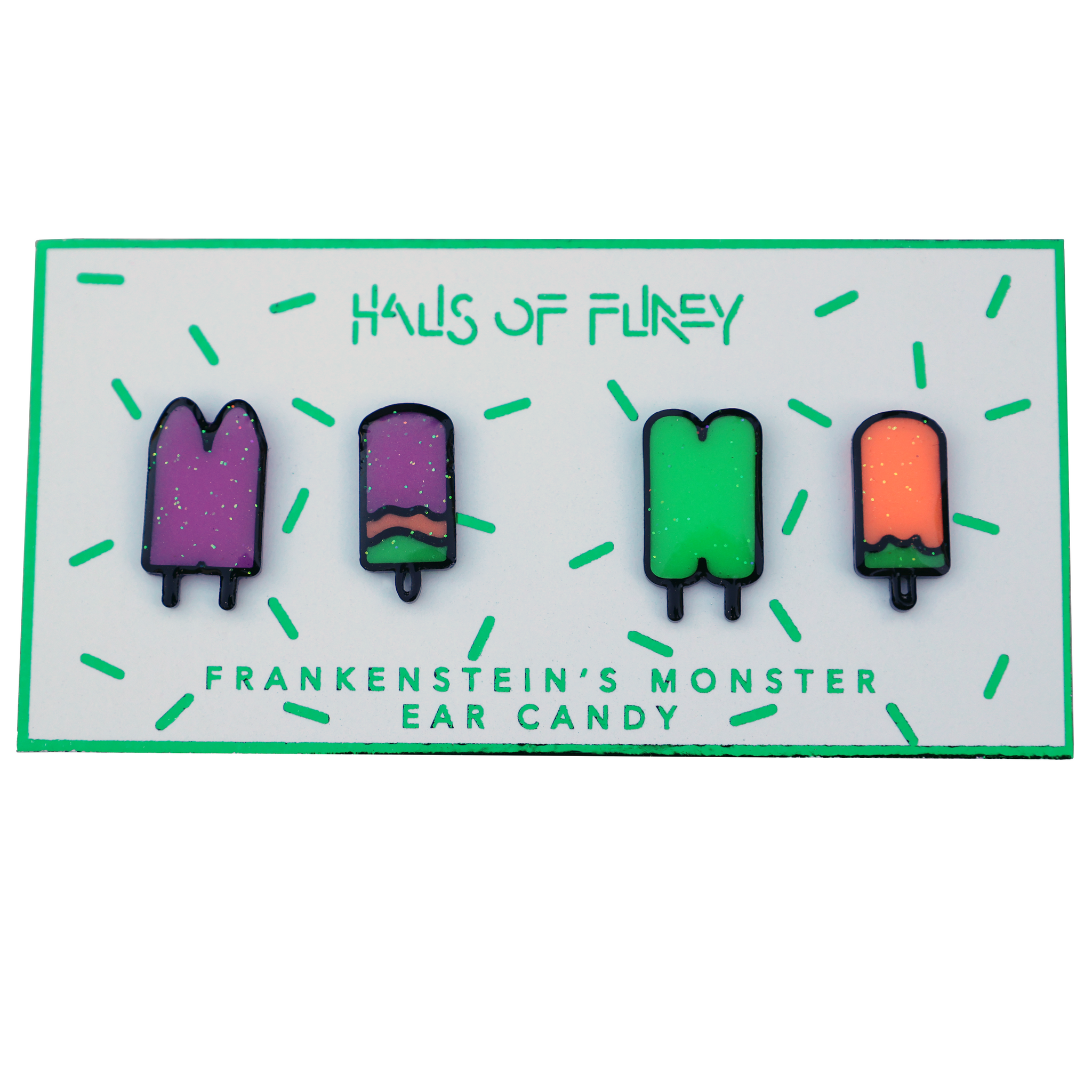 FRANKENSTEIN'S MONSTER EAR CANDY SET