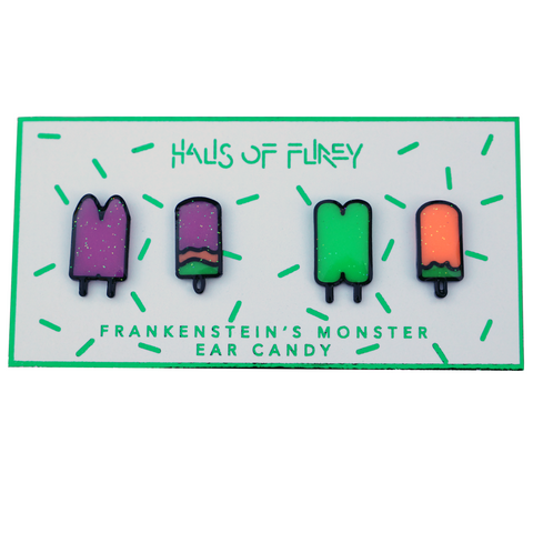 FRANKENSTEIN'S MONSTER EAR CANDY SET