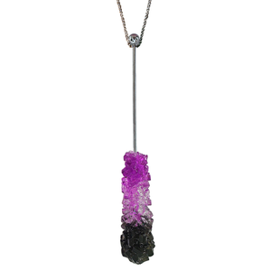 GALAXY ROCK CANDY SWIZZLE STICK NECKLACE