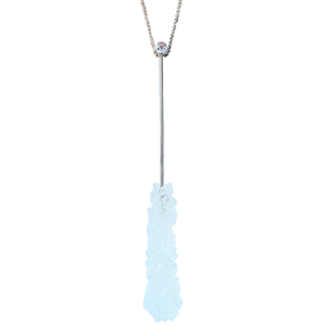 ICE SWIZZLE ROCK CANDY STICK NECKLACE