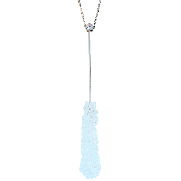 ICE SWIZZLE ROCK CANDY STICK NECKLACE