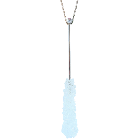 ICE SWIZZLE ROCK CANDY STICK NECKLACE