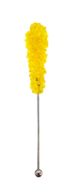 LEMON ROCK CANDY SWIZZLE STICK