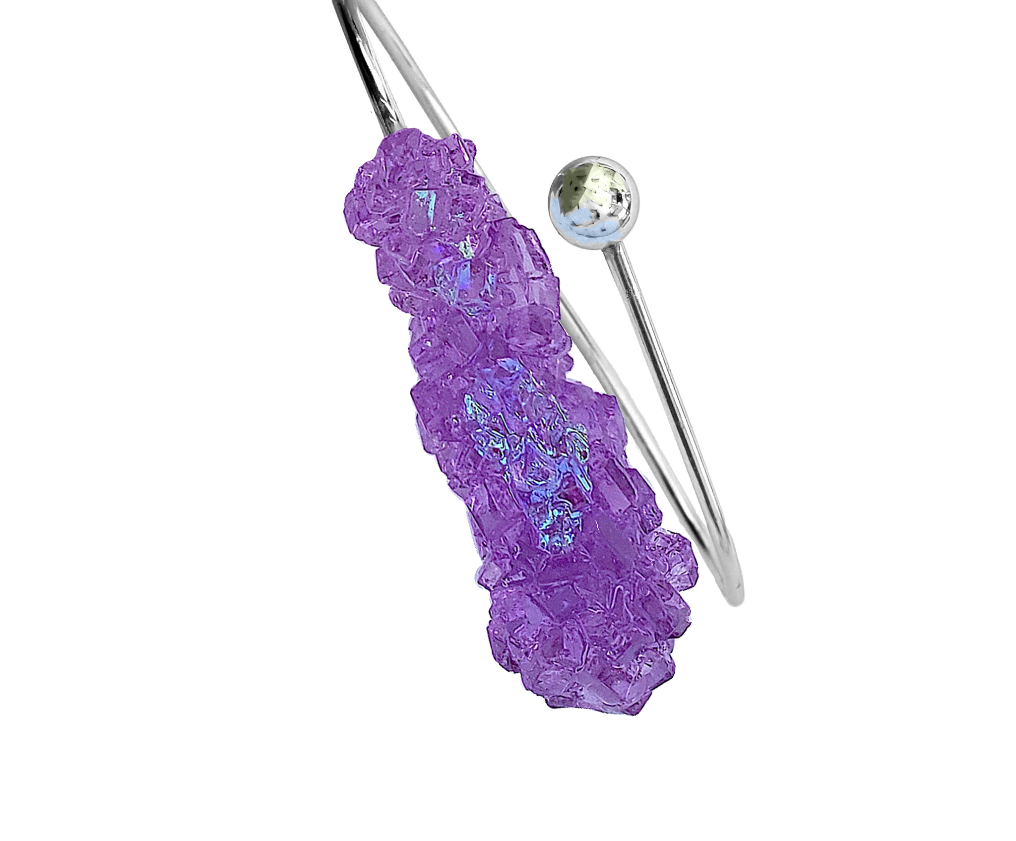 LILAC ROCK CANDY PALM CUFF