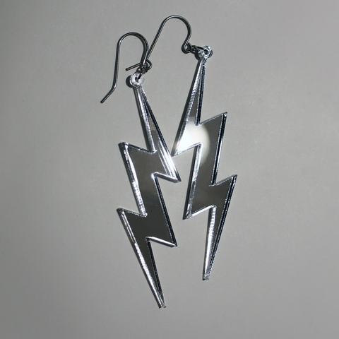 LUCKY STRIKE DOUBLE BOLT EARRINGS