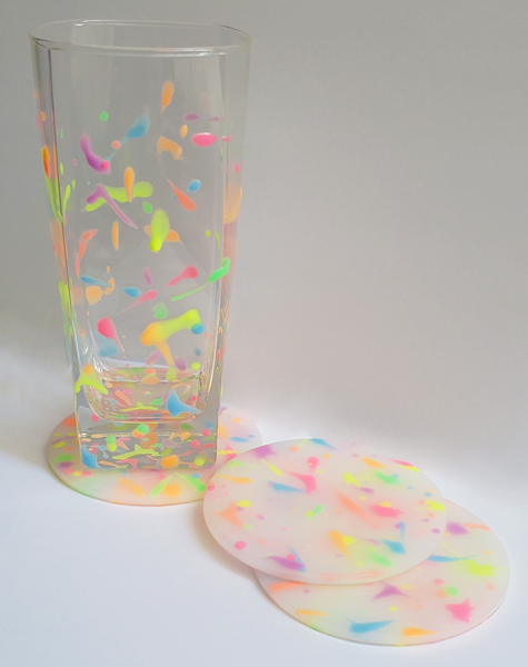 NEON PASTEL JAWBREAKER COASTERS