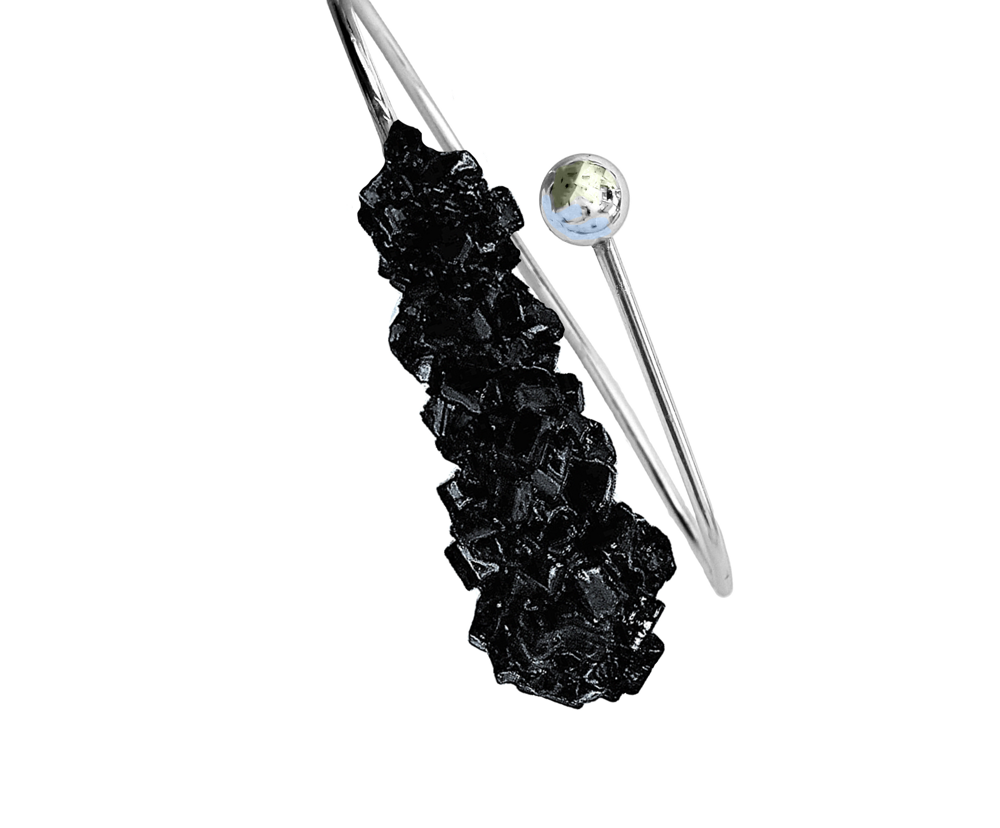 ONYX ROCK CANDY PALM CUFF