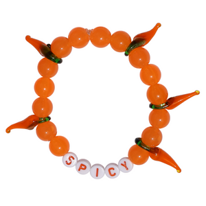 ORANGE SPICY KANDI BRACELET