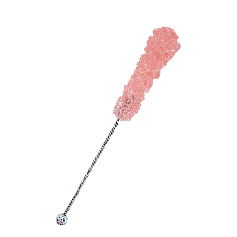 PEACH ROCK CANDY SWIZZLE STICK