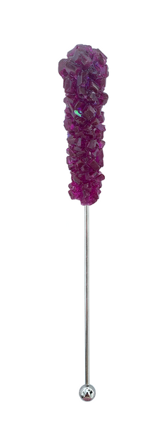 PLUM ROCK CANDY SWIZZLE STICK NECKLACE