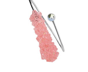 PEACH ROCK CANDY PALM CUFF