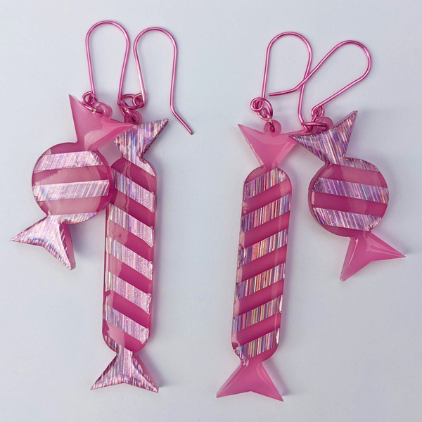 PINK GLAM CANDY EARRINGS