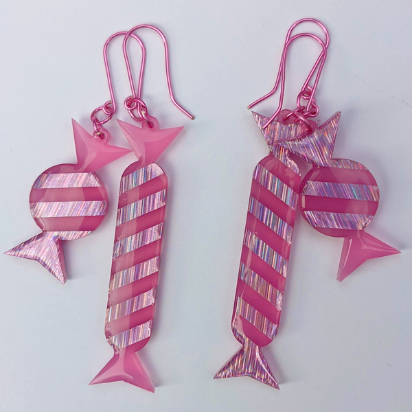 PINK GLAM CANDY EARRINGS