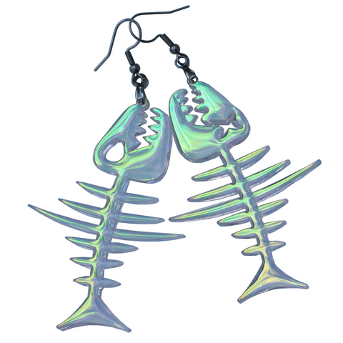 CATCH OF THE DAY PIRANHA EARRINGS