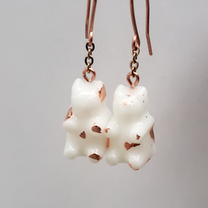 ROSE GOLD GLAMOUR GUMMY BEAR EARRINGS