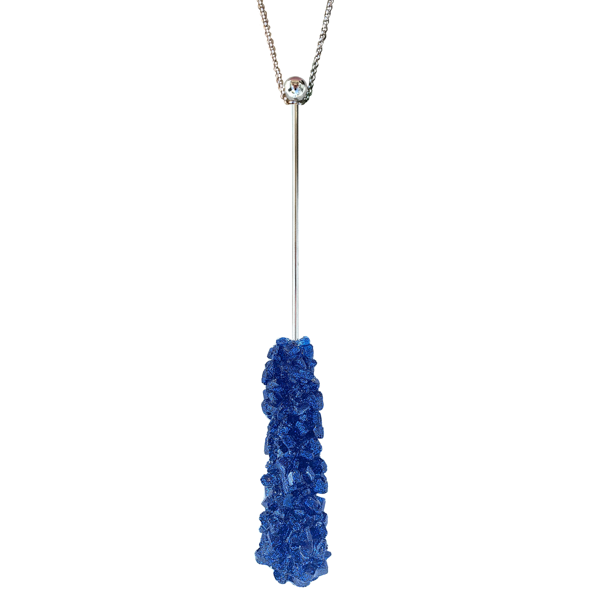 STARRY NIGHT ROCK CANDY SWIZZLE STICK NECKLACE