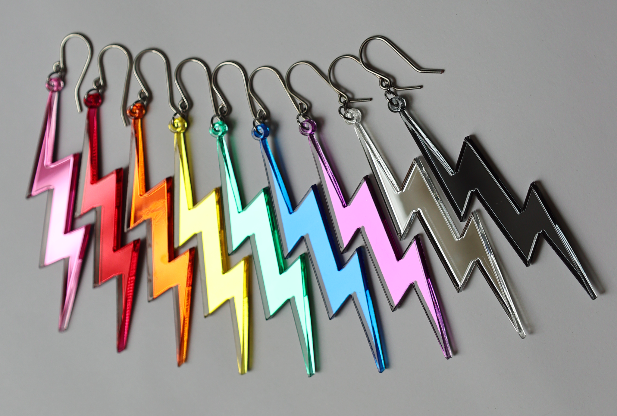 LUCKY STRIKE DOUBLE BOLT EARRINGS