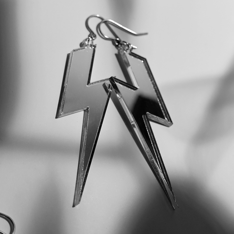 LUCKY STRIKE LIGHTNING BOLT EARRINGS