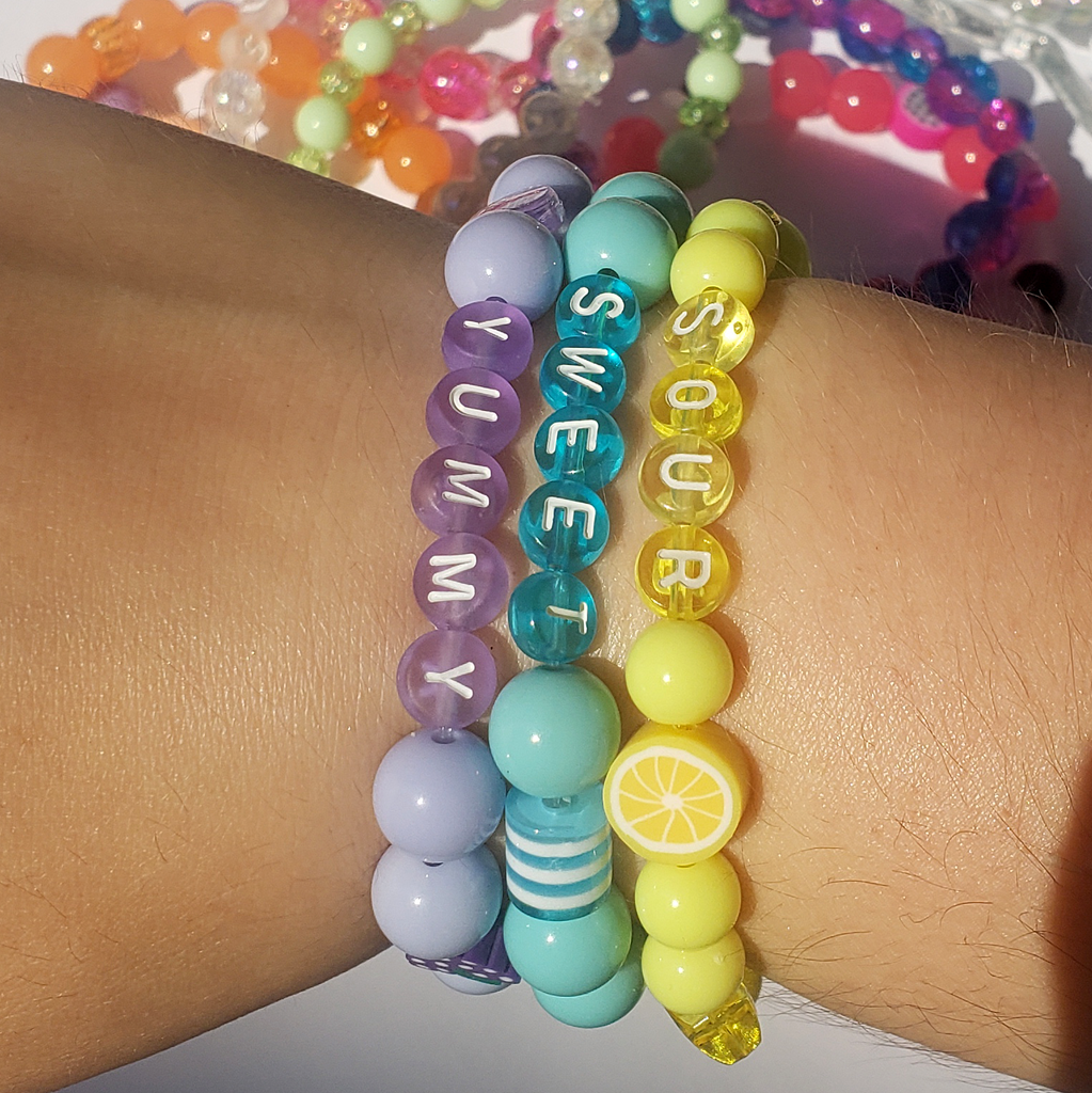 Jewelry :: Kandi bracelets lot of 5-100 friendship bracelets rave EDM music  concert bracelets