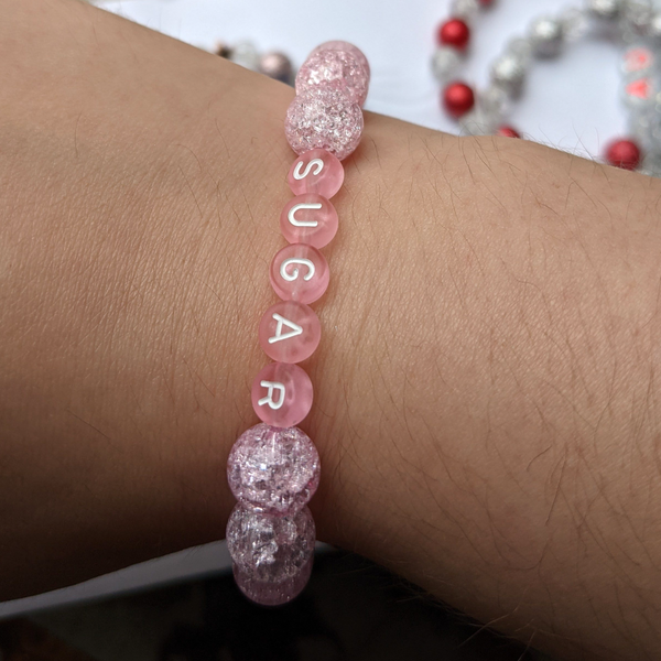 BUBBLEGUM SUGAR KANDI BRACELET