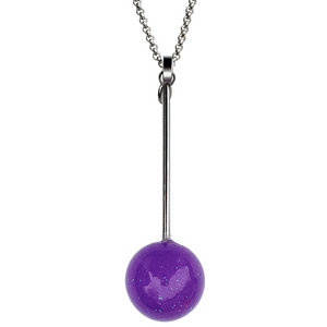 GRAPE JAWBREAKER LOLLIPOP NECKLACE