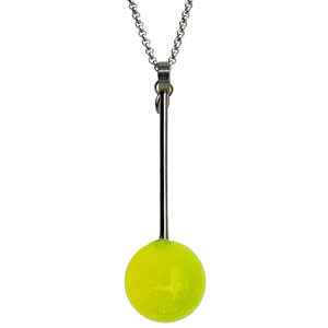 LEMON DROP JAWBREAKER LOLLIPOP NECKLACE