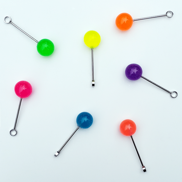GRAPE JAWBREAKER LOLLIPOP NECKLACE